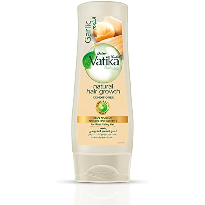 Vatika Naturals Garlic Conditioner (360mL) | Natural Extracts Of Garlic | Promotes Hair Growth | For Weak and Falling Hair - Image 1
